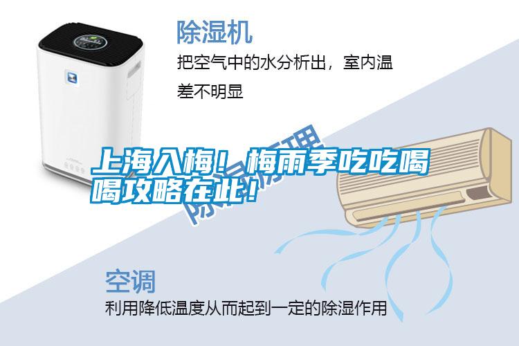 上海入梅！梅雨季吃吃喝喝攻略在此！