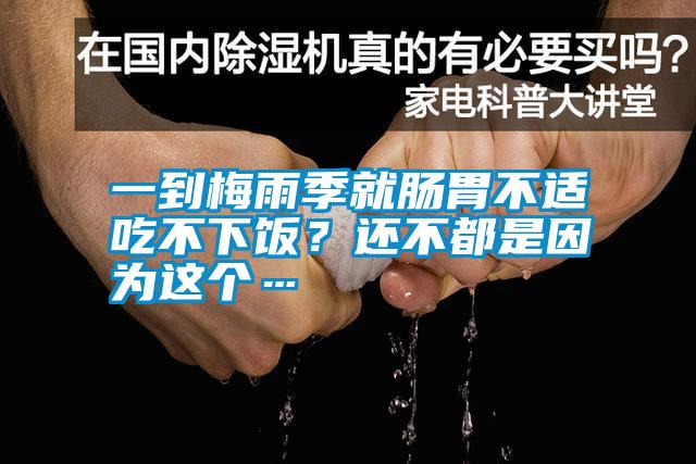 一到梅雨季就腸胃不適吃不下飯？還不都是因為這個…
