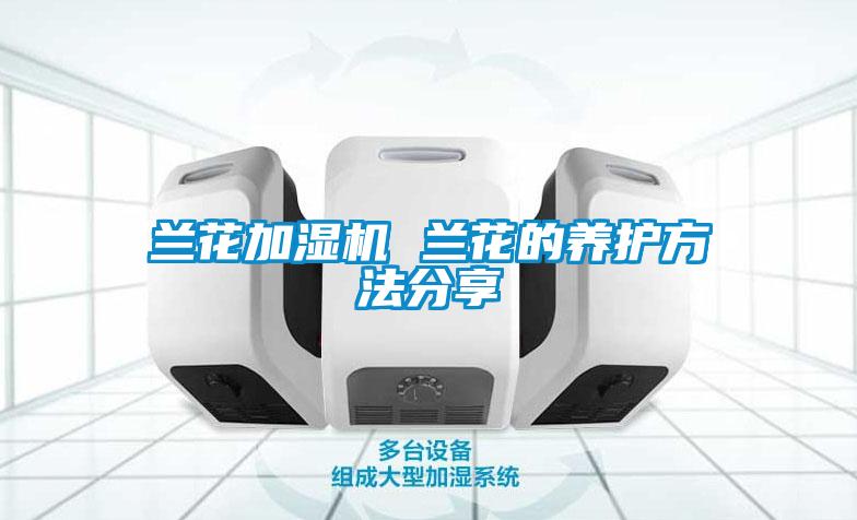 蘭花加濕機 蘭花的養(yǎng)護(hù)方法分享