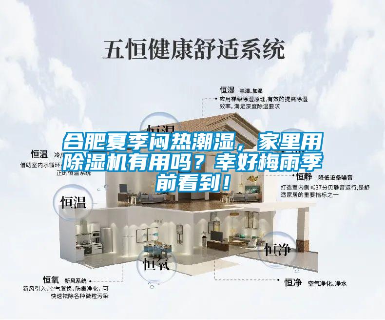 合肥夏季悶熱潮濕，家里用除濕機有用嗎？幸好梅雨季前看到！