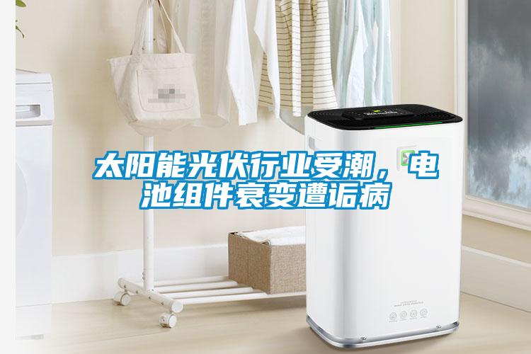 太陽能光伏行業(yè)受潮，電池組件衰變?cè)庠嵅?/></p>
						    <p style=