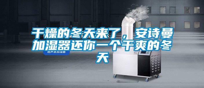 干燥的冬天來了,安詩曼加濕器還你一個干爽的冬天