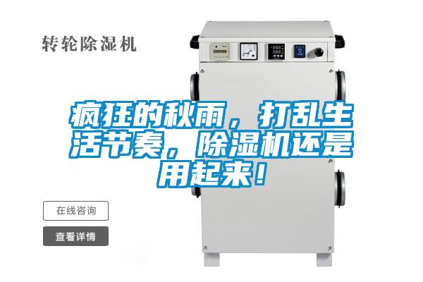 瘋狂的秋雨，打亂生活節(jié)奏，除濕機還是用起來！