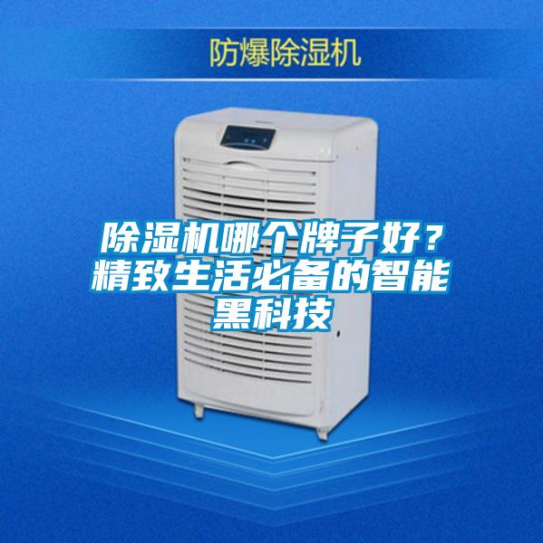 除濕機哪個牌子好？精致生活必備的智能黑科技