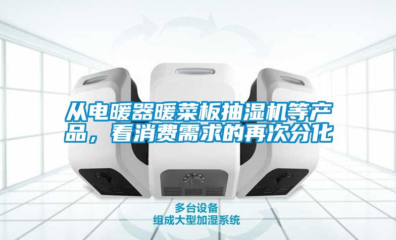 從電暖器暖菜板抽濕機等產品，看消費需求的再次分化