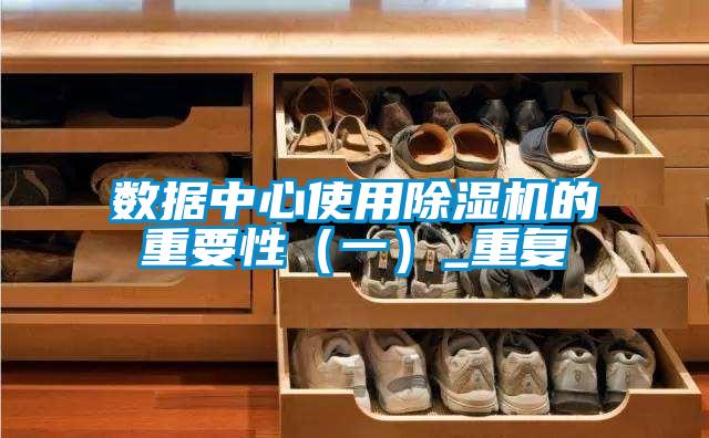 數(shù)據(jù)中心使用除濕機的重要性(一)_重復