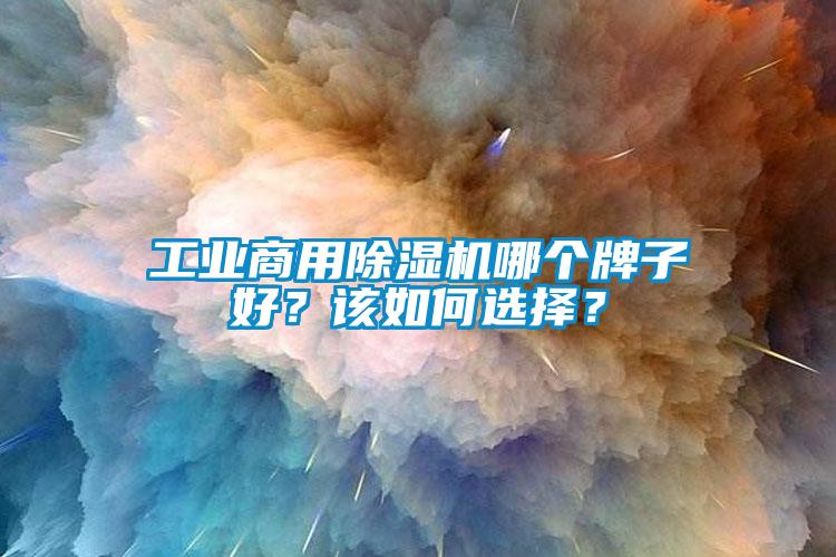 工業(yè)商用除濕機(jī)哪個(gè)牌子好？該如何選擇？