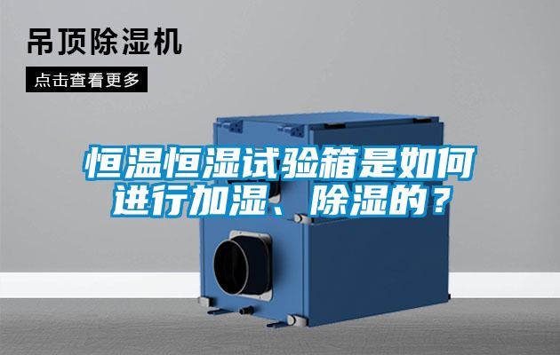 恒溫恒濕試驗(yàn)箱是如何進(jìn)行加濕、除濕的？