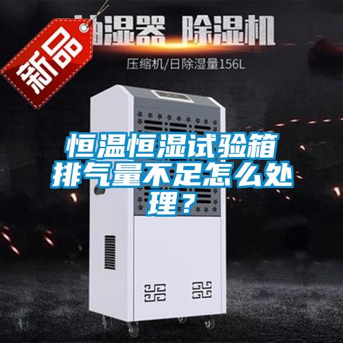 恒溫恒濕試驗(yàn)箱排氣量不足怎么處理?