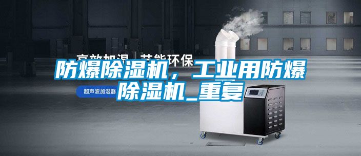 防爆除濕機，工業用防爆除濕機_重復