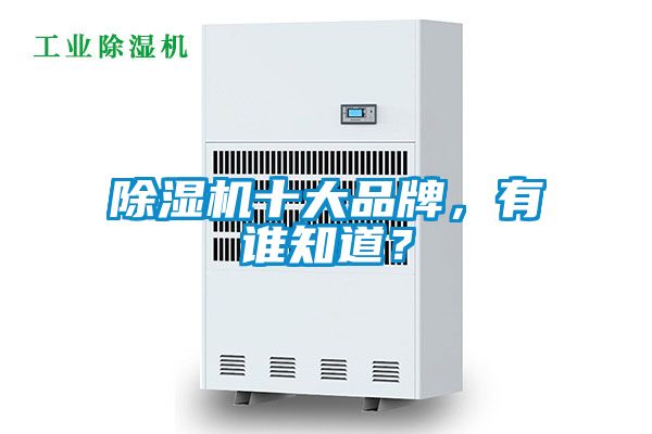 除濕機(jī)十大品牌,有誰(shuí)知道?