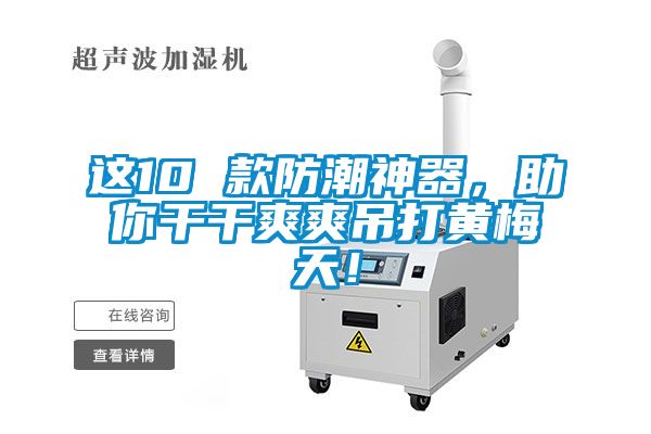 這10 款防潮神器，助你干干爽爽吊打黃梅天！