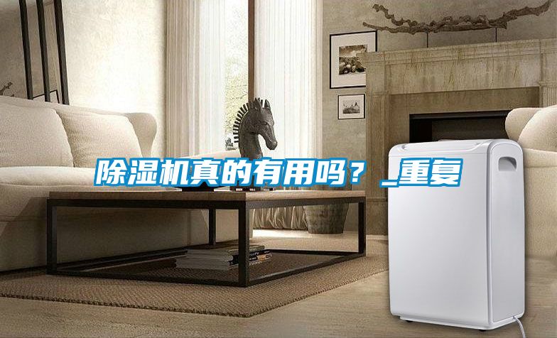 除濕機真的有用嗎？_重復